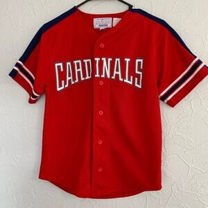 VINTAGE MARK MCGWIRE ST LOUIS CARDINALS STARTER JERSEY SZ YOUTH MEDIUM
